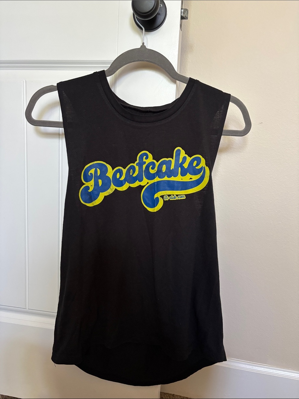 Beefcake Women’s vintage Black Graphic Muscle Tank